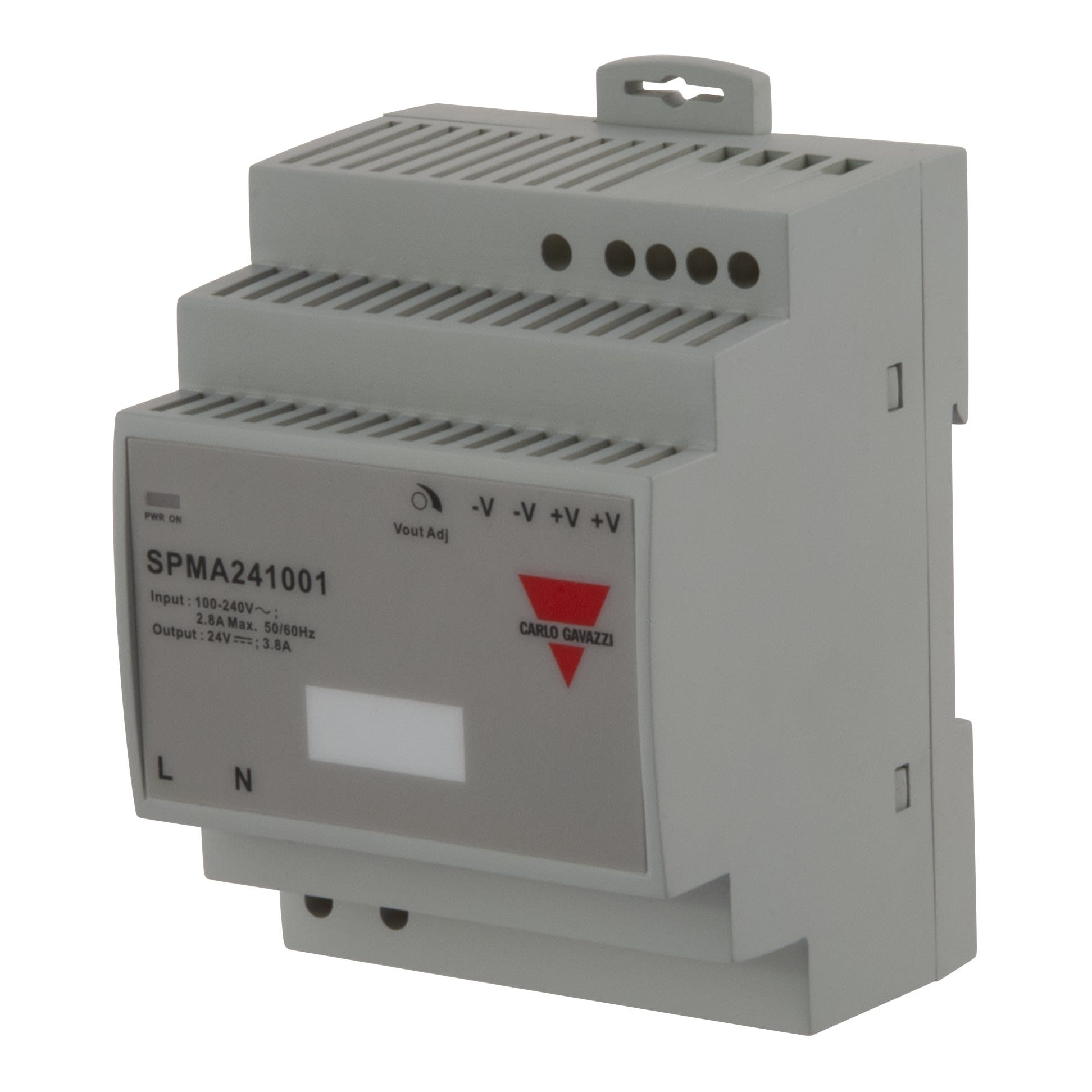 Carlo Gavazzi - Alimentation à découpage, profil bas, CA/CC, 91,91W, 24Vcc, 3,8 A