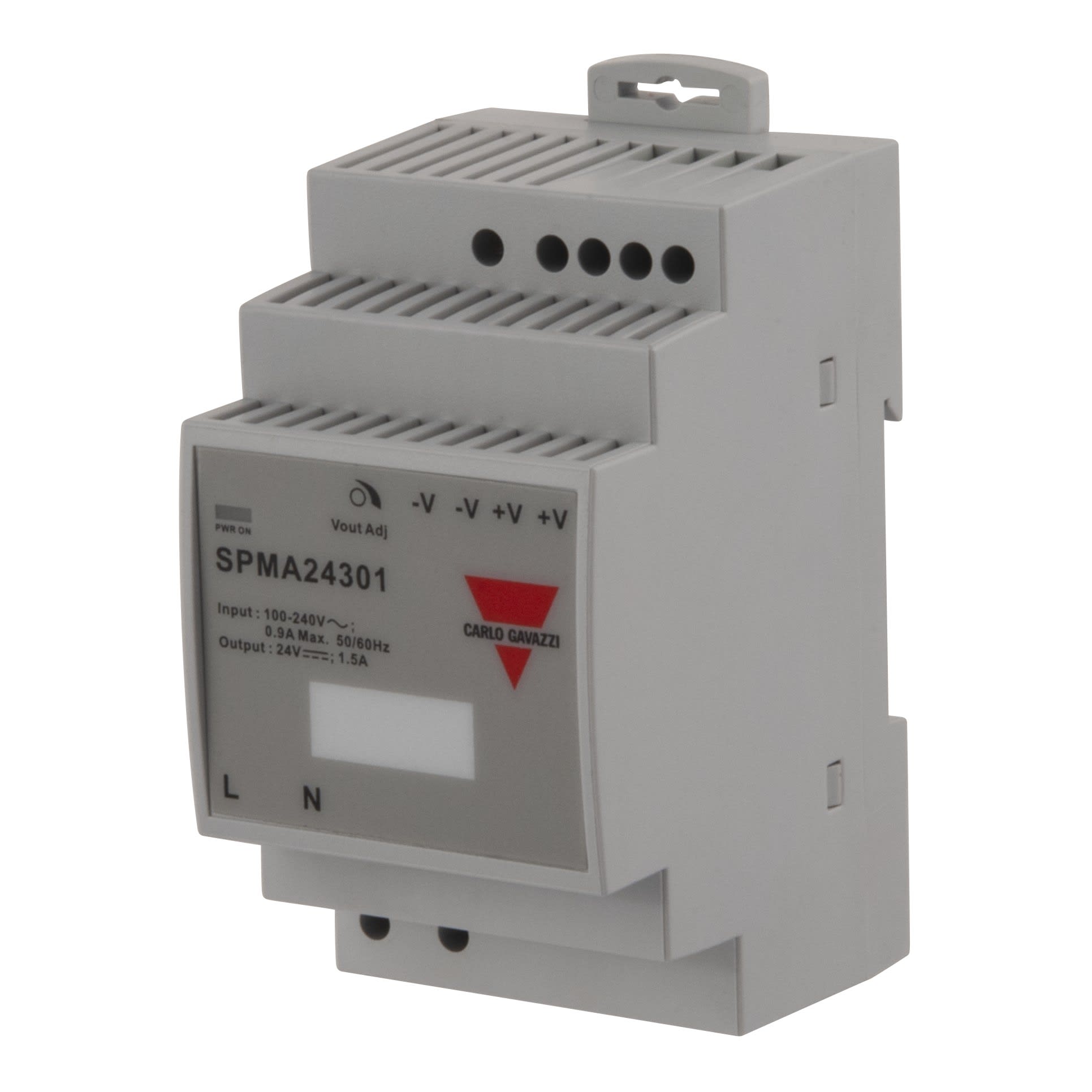 Carlo Gavazzi - Alimentation à découpage, profil bas, CA/CC, 25,2W, 12Vcc, 2,1 A