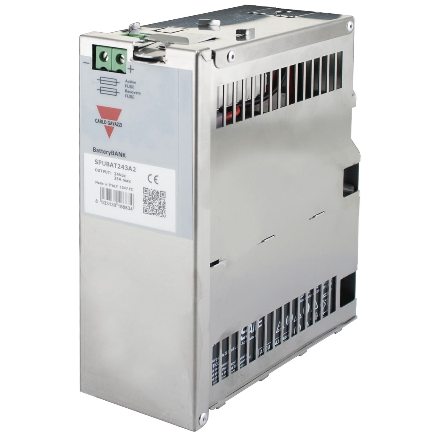 Carlo Gavazzi - Logement batterie rail DIN 3.2Ah pour UPS