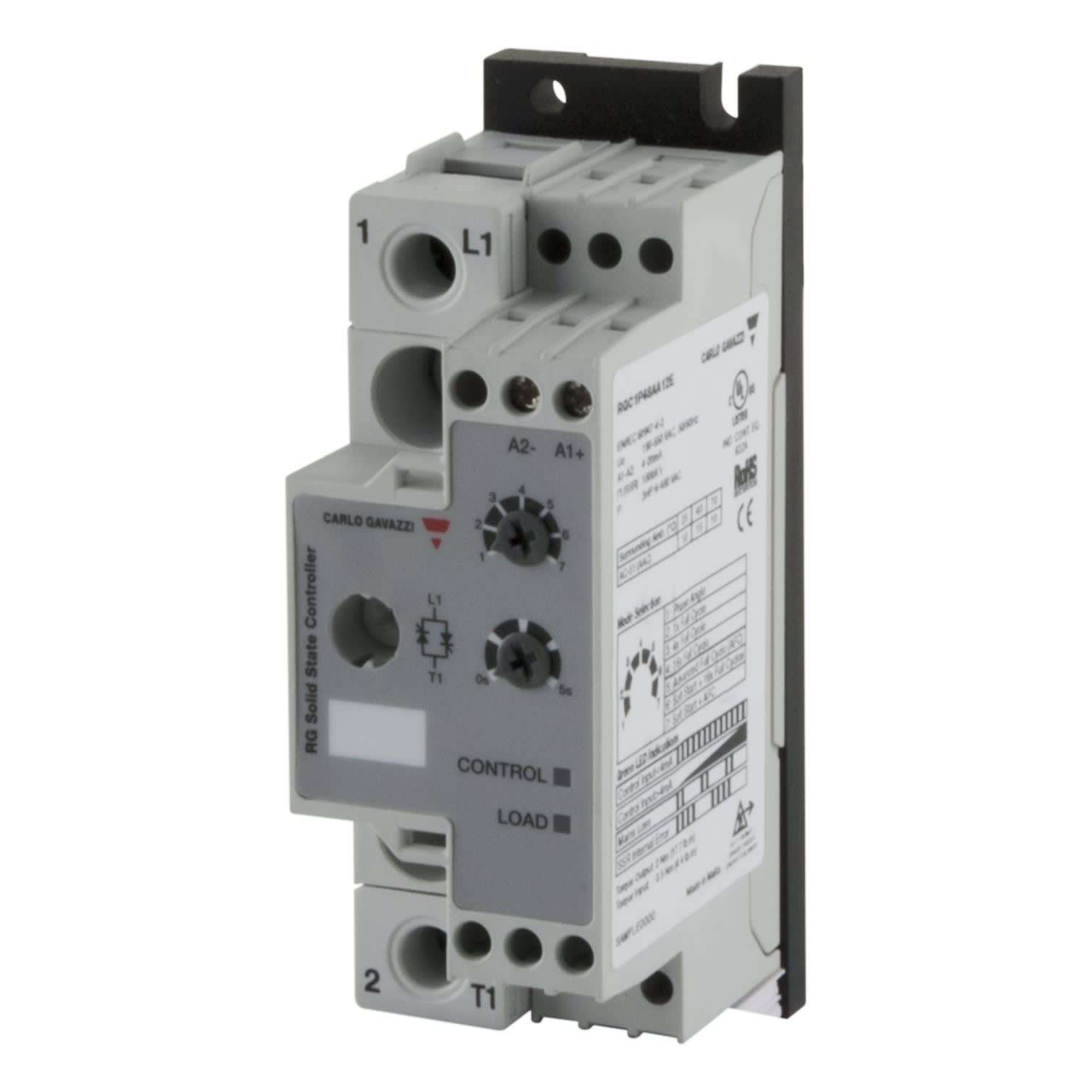 Carlo Gavazzi - Contacteur statique 1ph in i - ps 230V 15A 800Vp-e