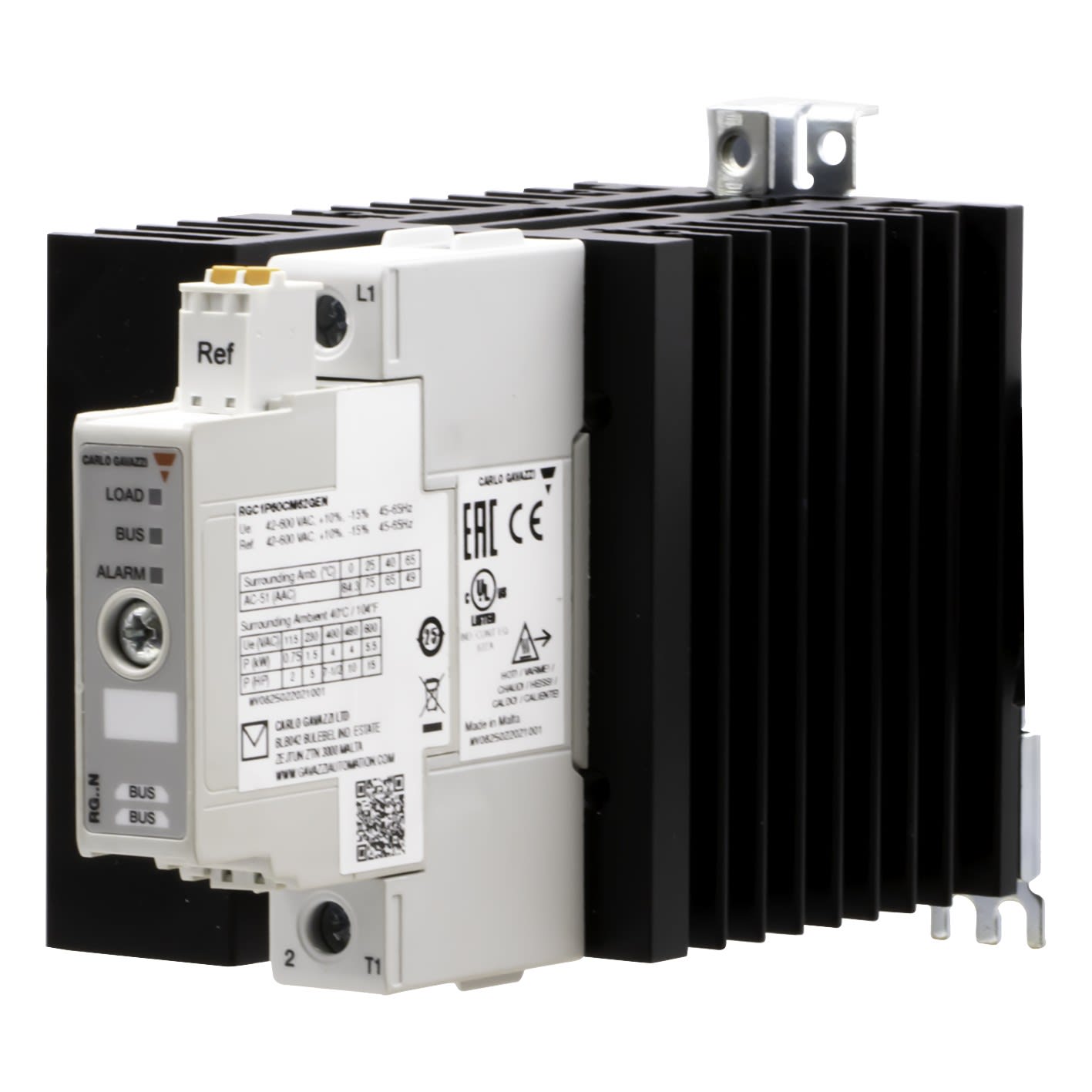 Carlo Gavazzi - Relais statique 1 phase 600Vca commutation proportionnel 65A intégration NRG