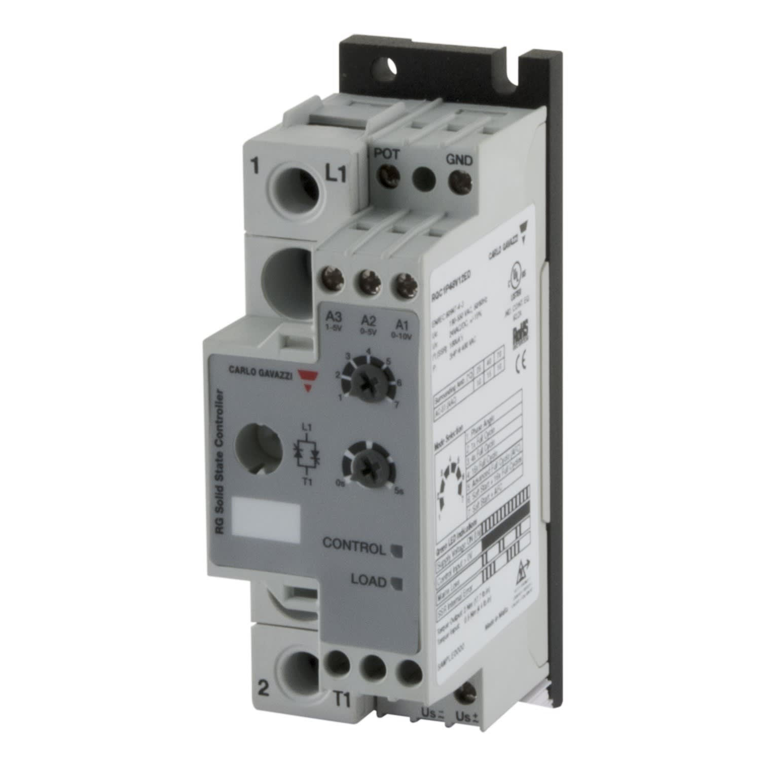Carlo Gavazzi - Contacteur statique 1ph in V - ps 480V 15A 1200Vp-e