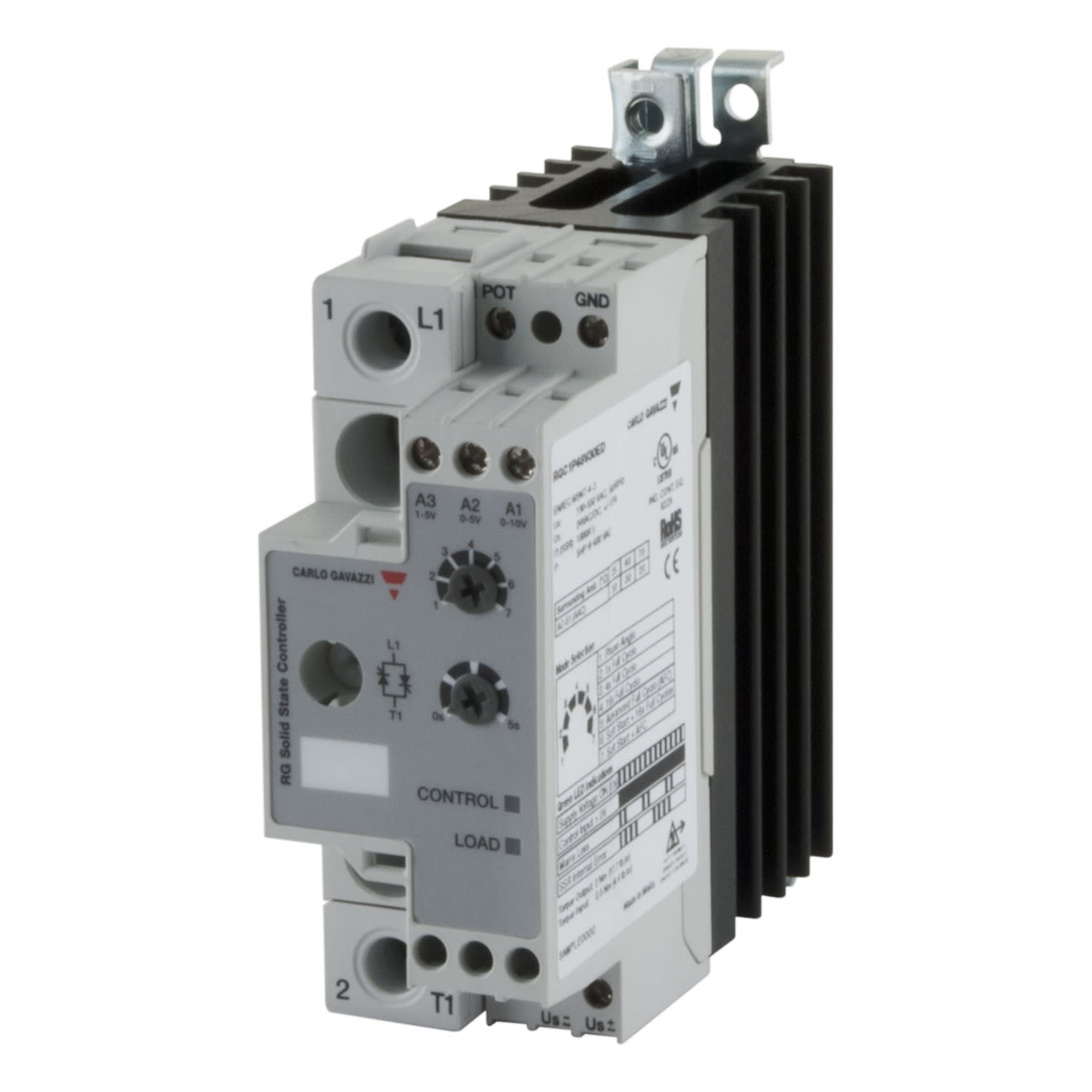 Carlo Gavazzi - Contacteur statique 1ph in V - ps 600V 30A 1200Vp-e