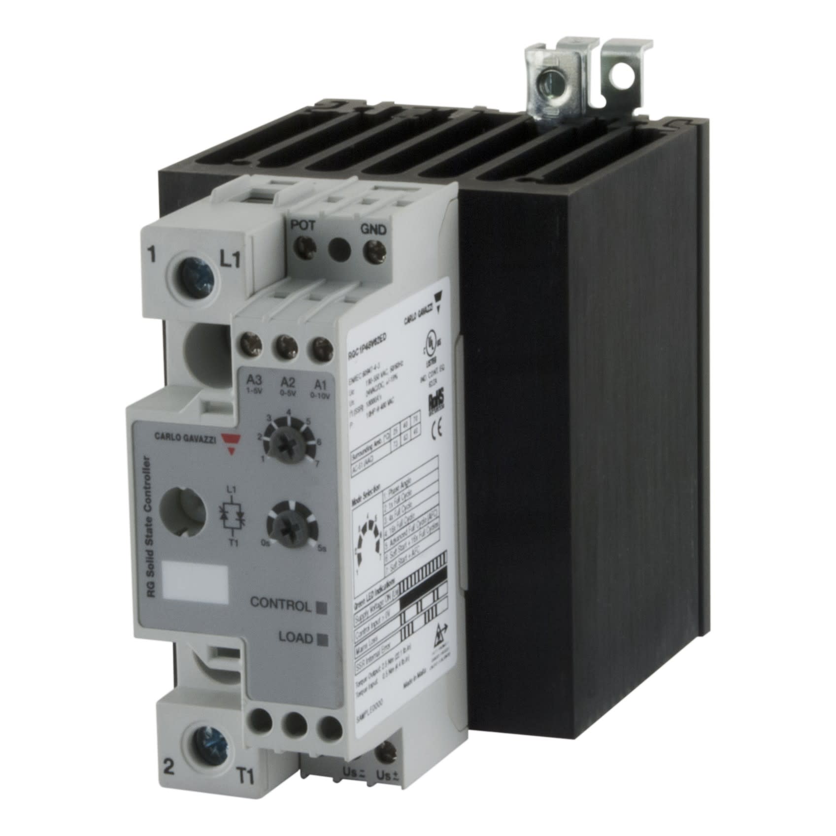 Carlo Gavazzi - Contacteur statique 1ph in V - ps 230V 50A 800Vp-e
