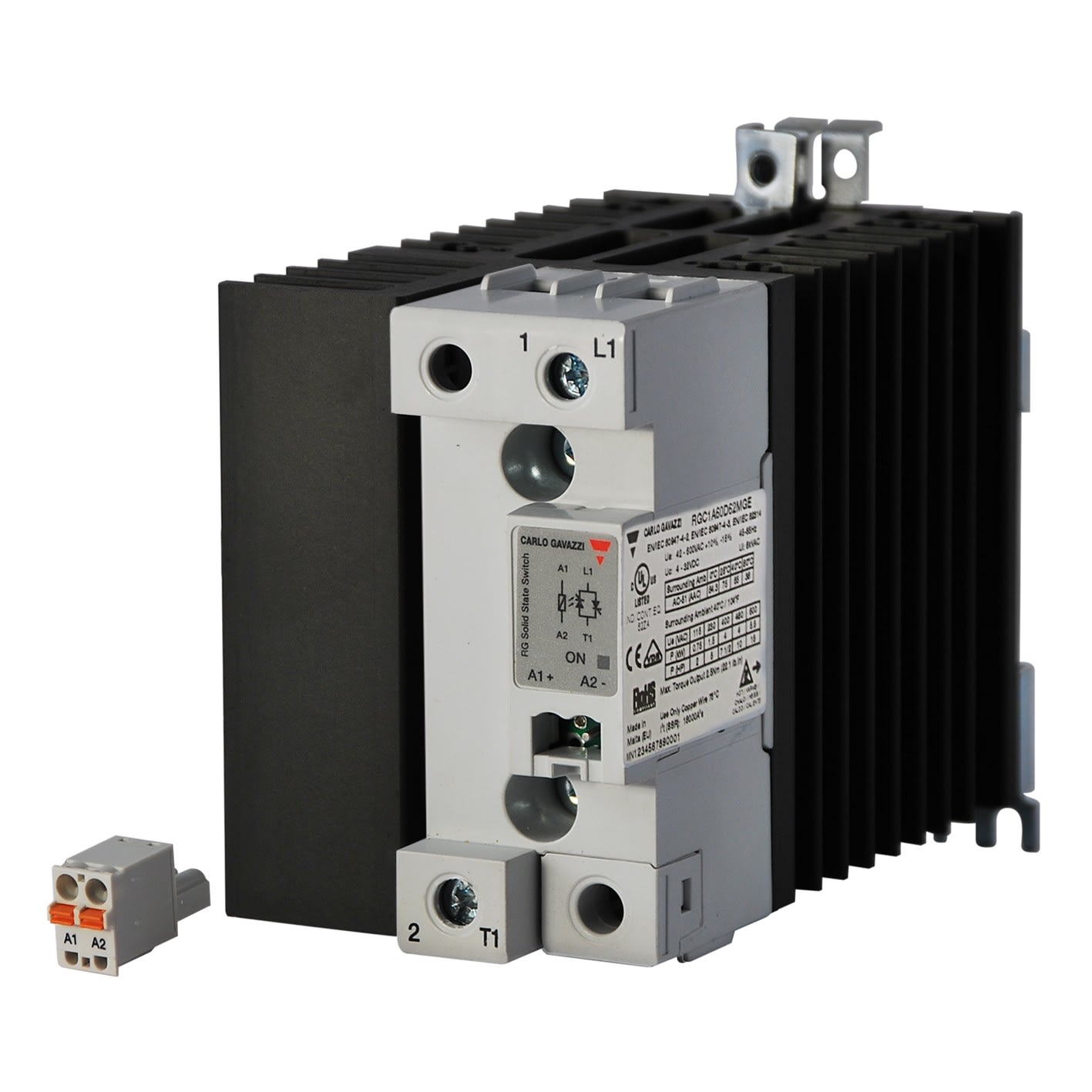 Carlo Gavazzi - Contacteur statique 1ph cmd ca zero de tension 600V 65A