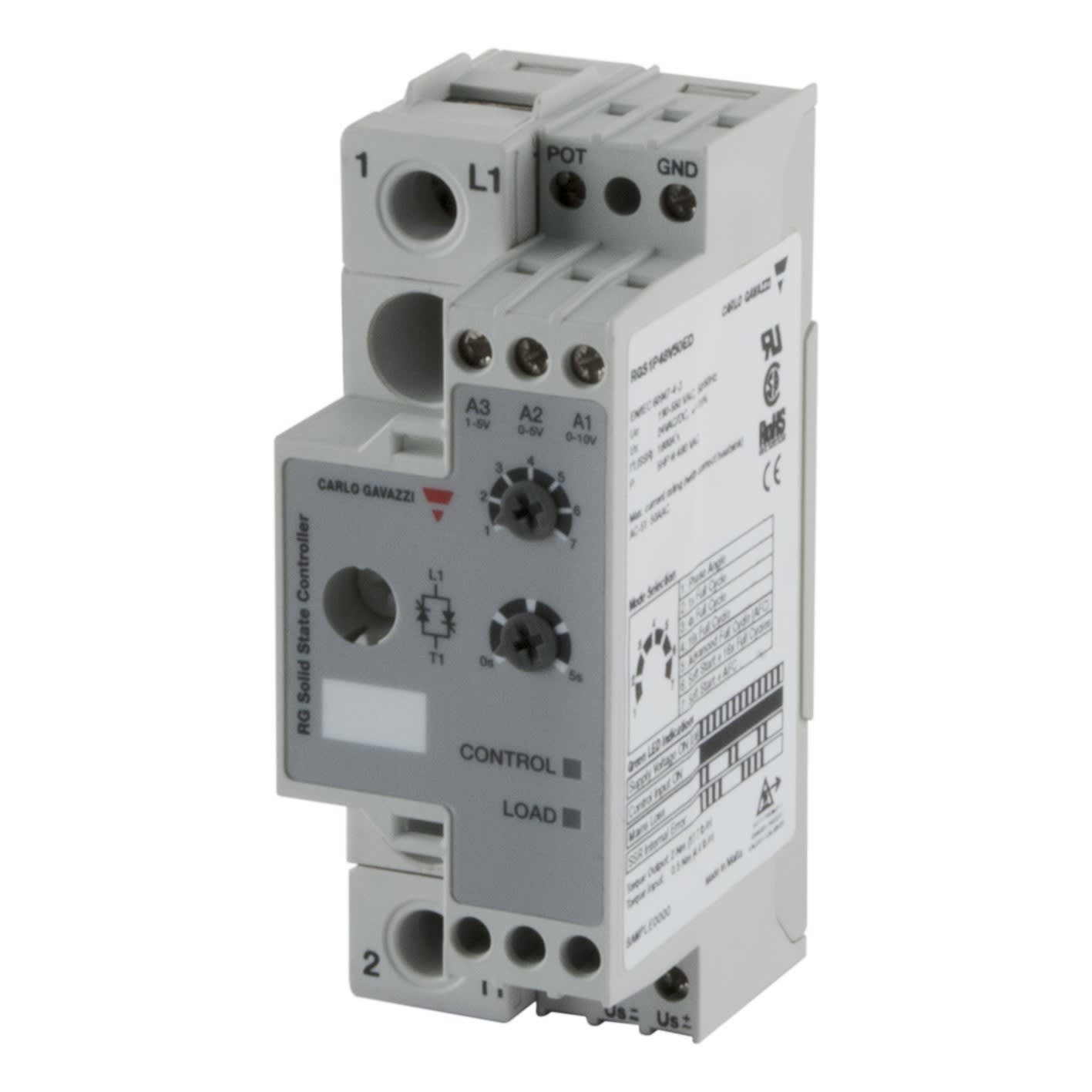 Carlo Gavazzi - Relais statique 1ph in V - ps 480V 50A 1200Vp-e