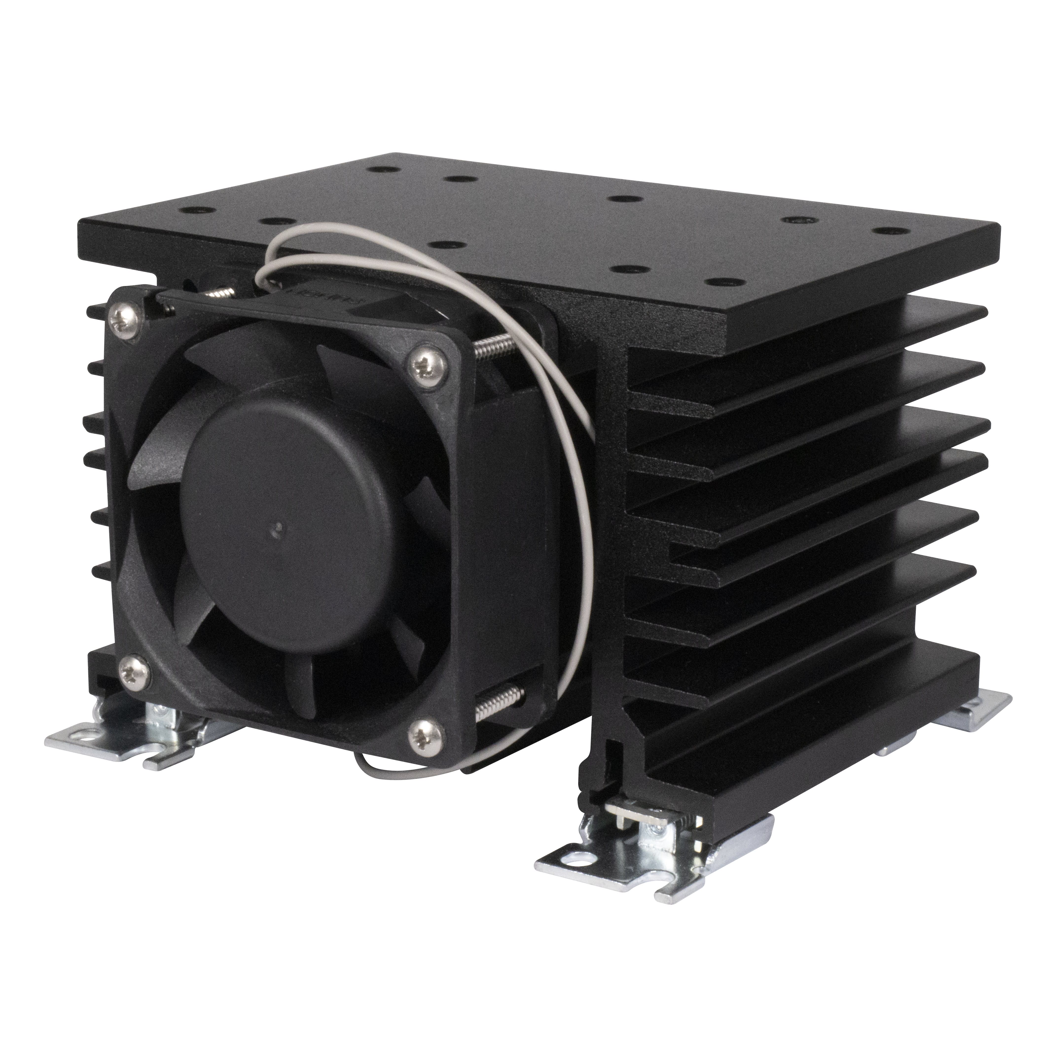 Carlo Gavazzi - Dissipateur thermique 1ph/3ph DIN 112x120x80mm ventilo 24Vcc