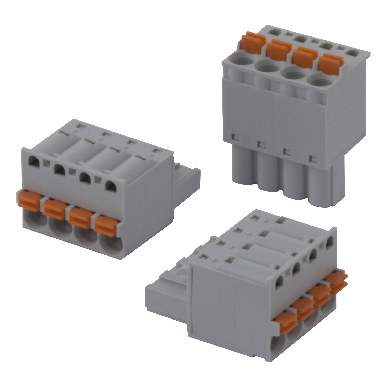 Carlo Gavazzi - Bornier debrochable ressort commande RK 4p (lot of 10 pcs)