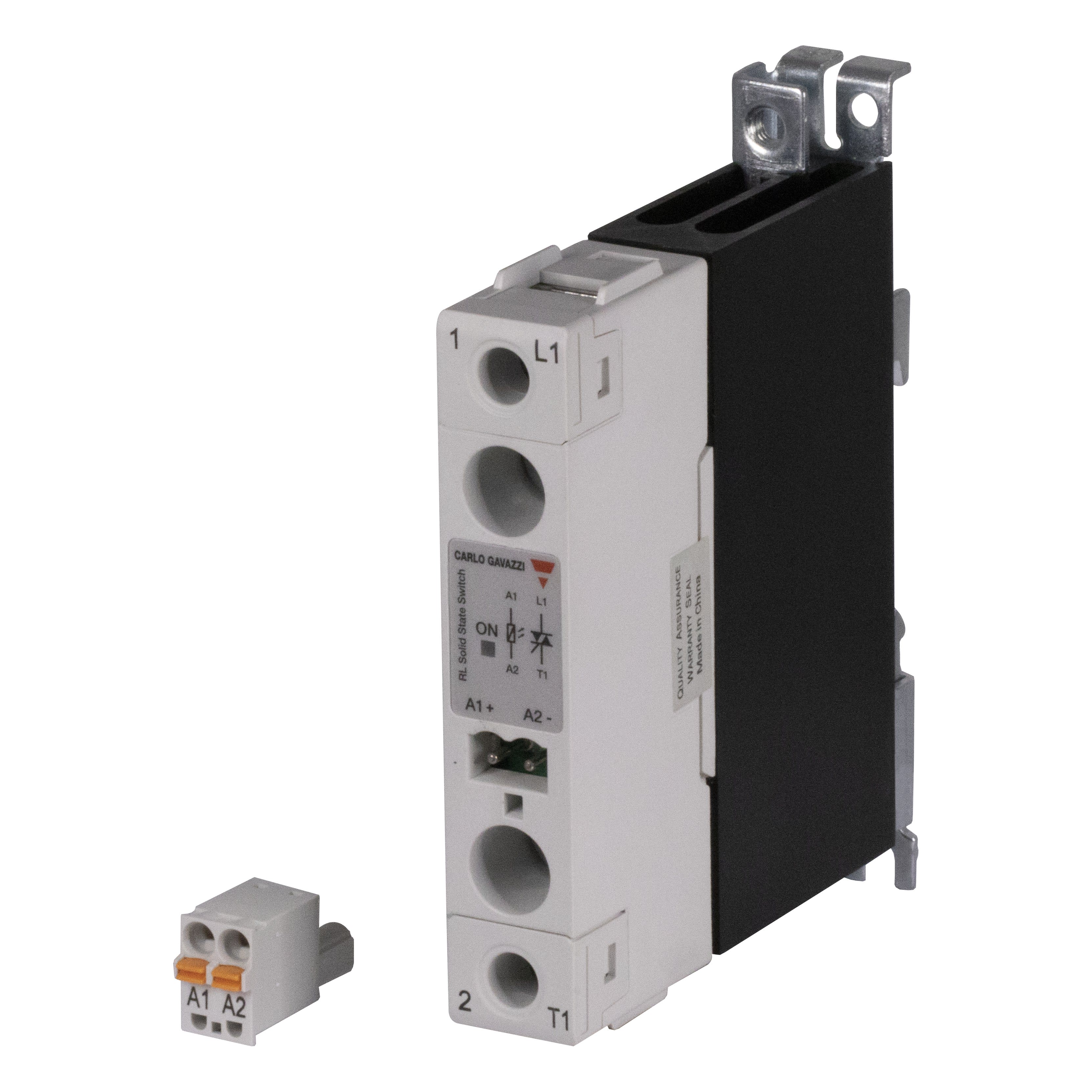 Carlo Gavazzi - Contacteur statique monophasé 480Vca 22A Commande : 4-32Vcc Largeur 22,5mm