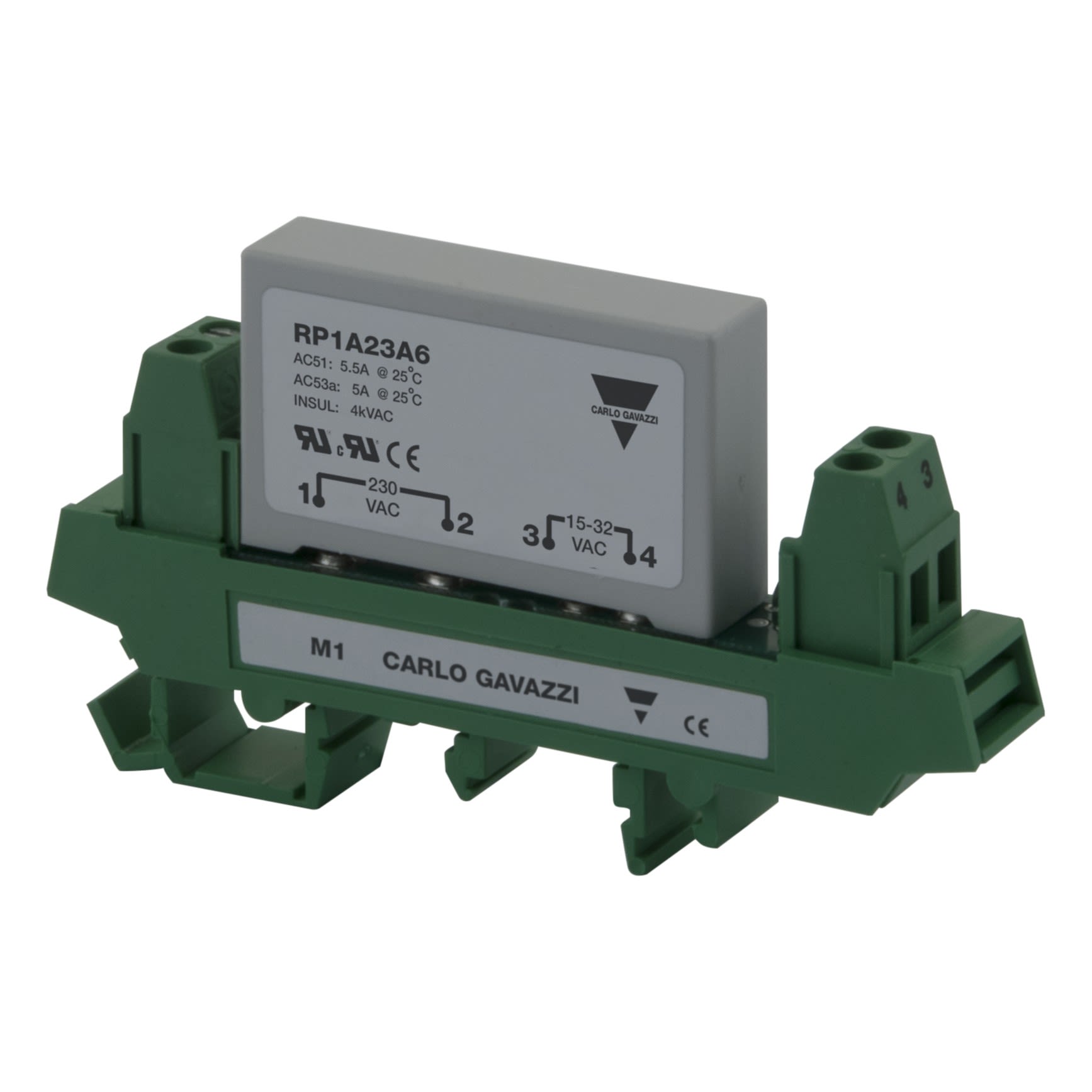 Carlo Gavazzi - Relais statique circuit imprime com. zero de tension 230V 5.5A rail DIN