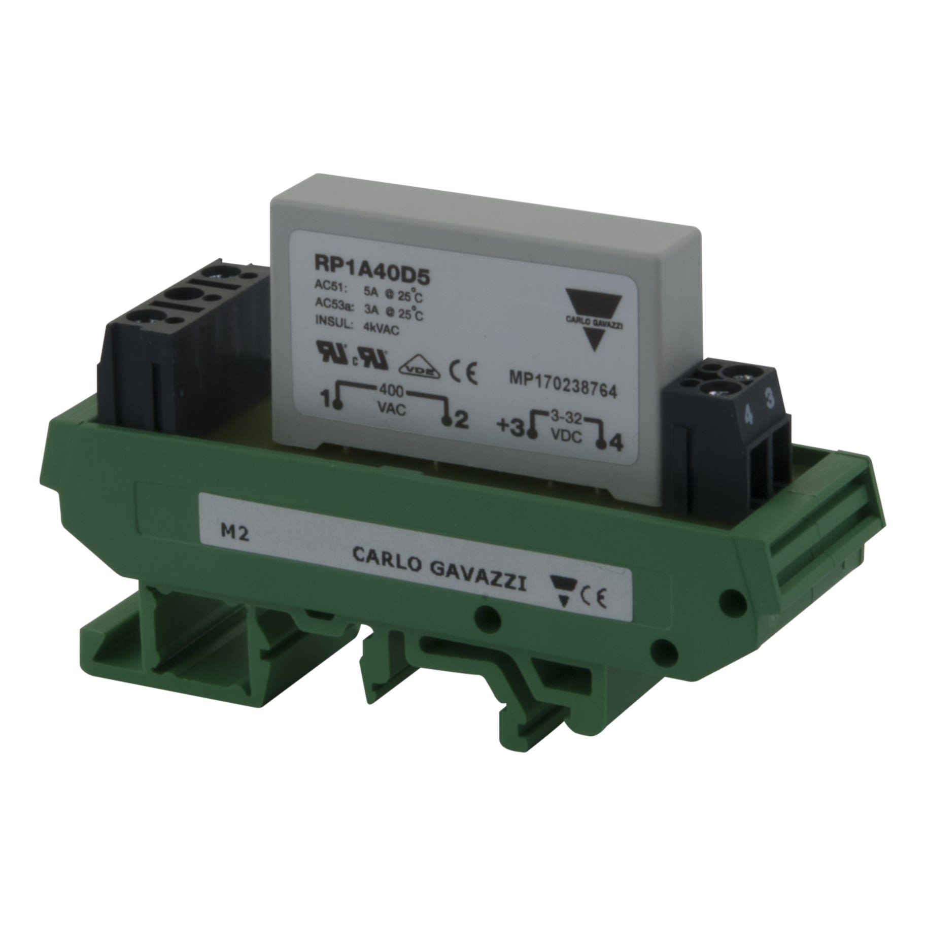 Carlo Gavazzi - Relais statique circuit imprime com. zero de tension 400V 3A rail DIN