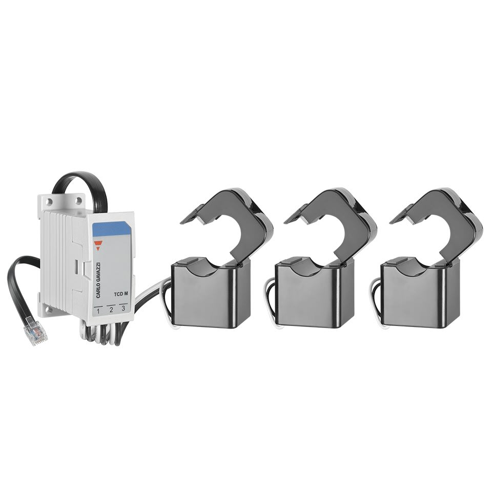 Carlo Gavazzi - Transformateur de courant ouvrant 3Ph 100A - Càble 80cm -Pour compteur EM271