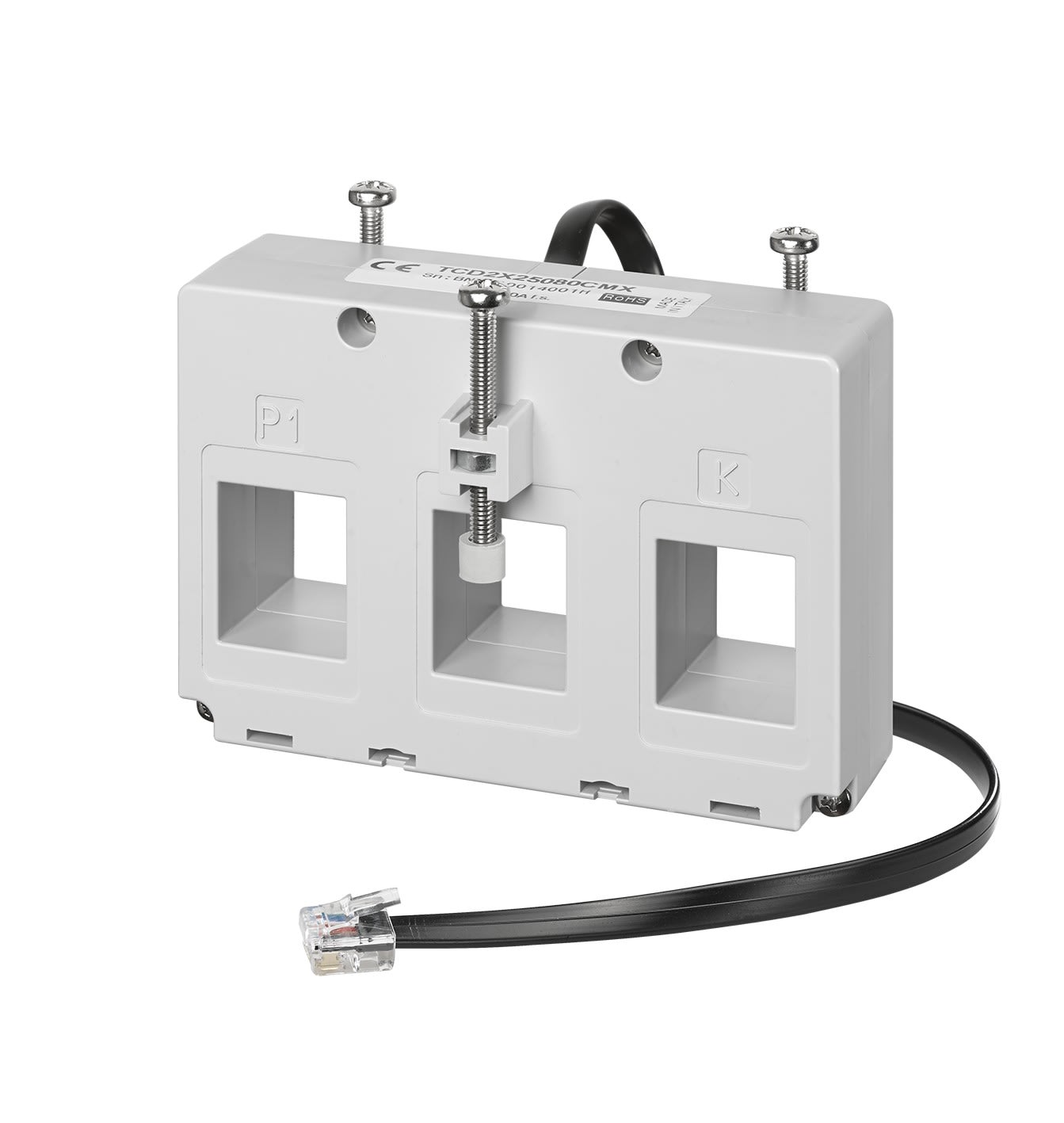 Carlo Gavazzi - Transformateur de courant traversant 3Ph 250A - Câble 150cm -Pour compteur EM270