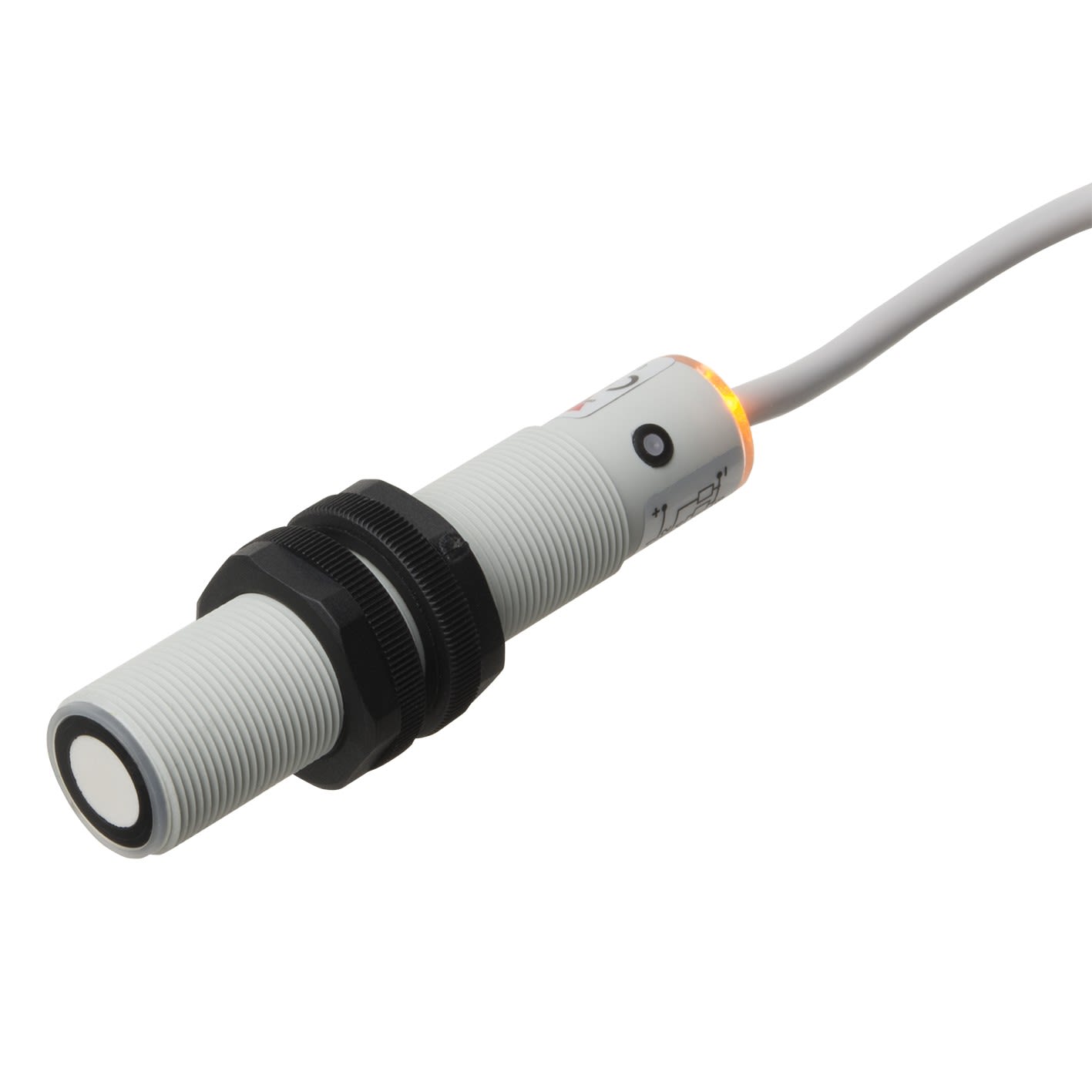 Carlo Gavazzi - Détecteur ultrasons M18 2 sorties NPN-Dist 200-2200mm-15 à 30vcc-Câble 2m