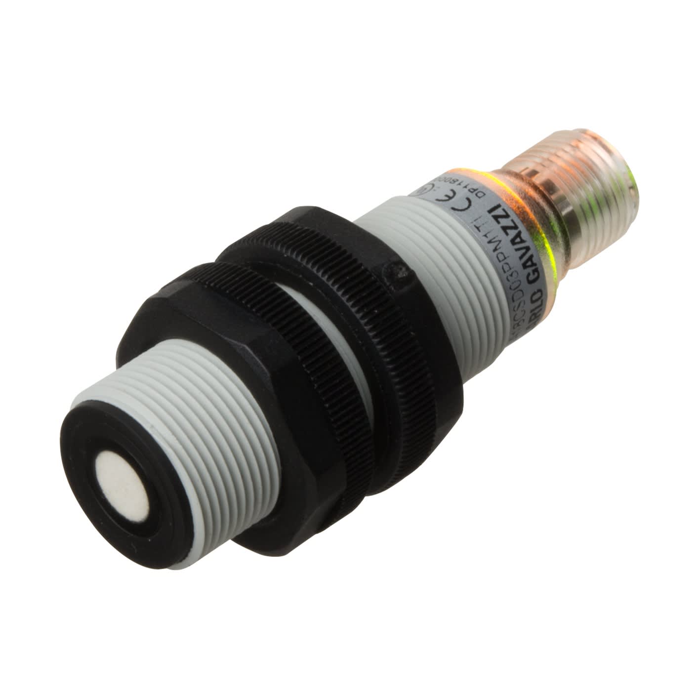 Carlo Gavazzi - Détecteur ultrasons M18 sortie PNP NO ou NF -Dist 40-300mm-10 à 30vcc-Conn M12