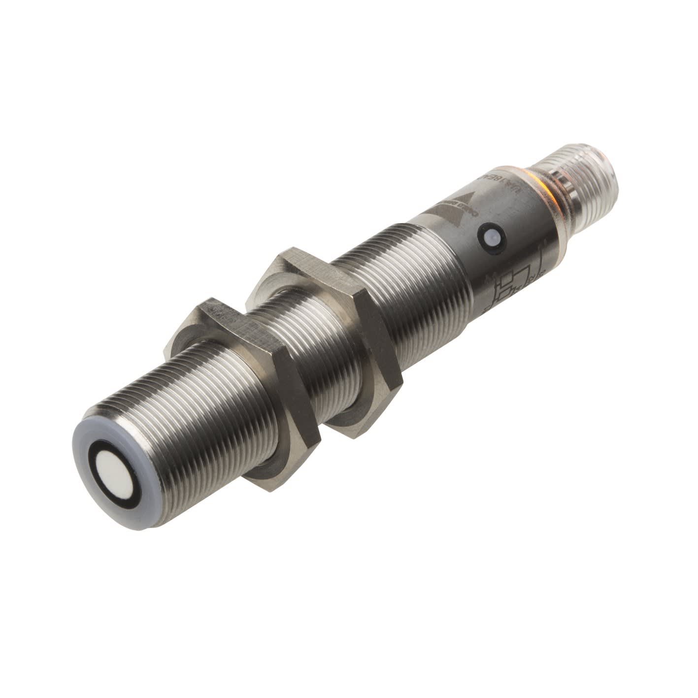 Carlo Gavazzi - Détecteur ultrasons acier inox M18 PNP+4/20mA connecteur