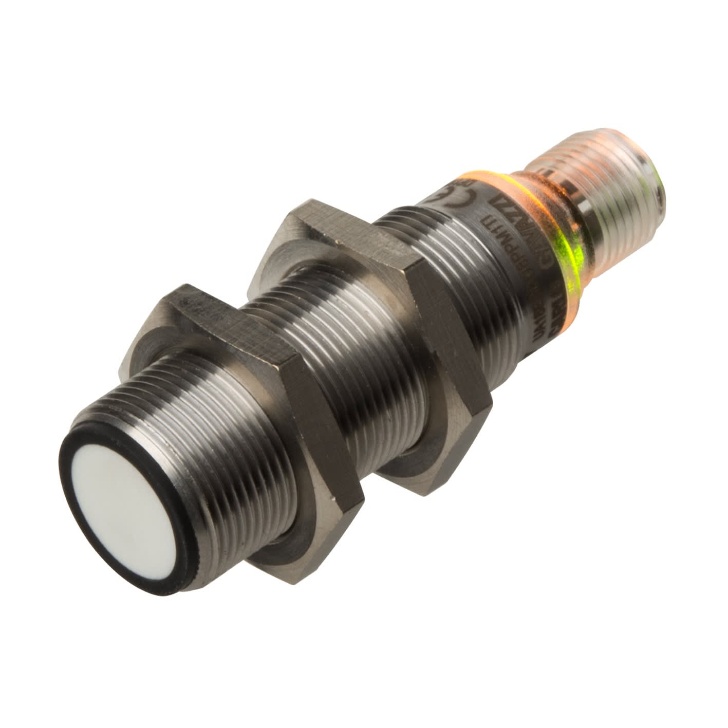 Carlo Gavazzi - Détect ultrasons inox M18 sortie NPN NO ou NF-Dist 80-800mm-10 à 30vcc-Conn M12