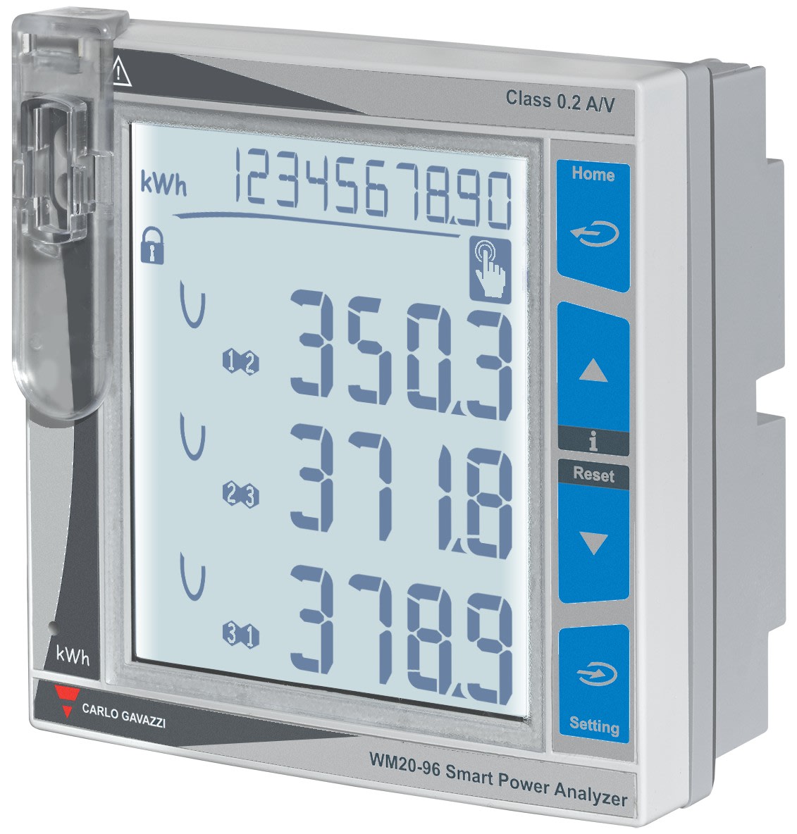 Carlo Gavazzi - Centrale de mesure modulaire 400V-1A alim. basse