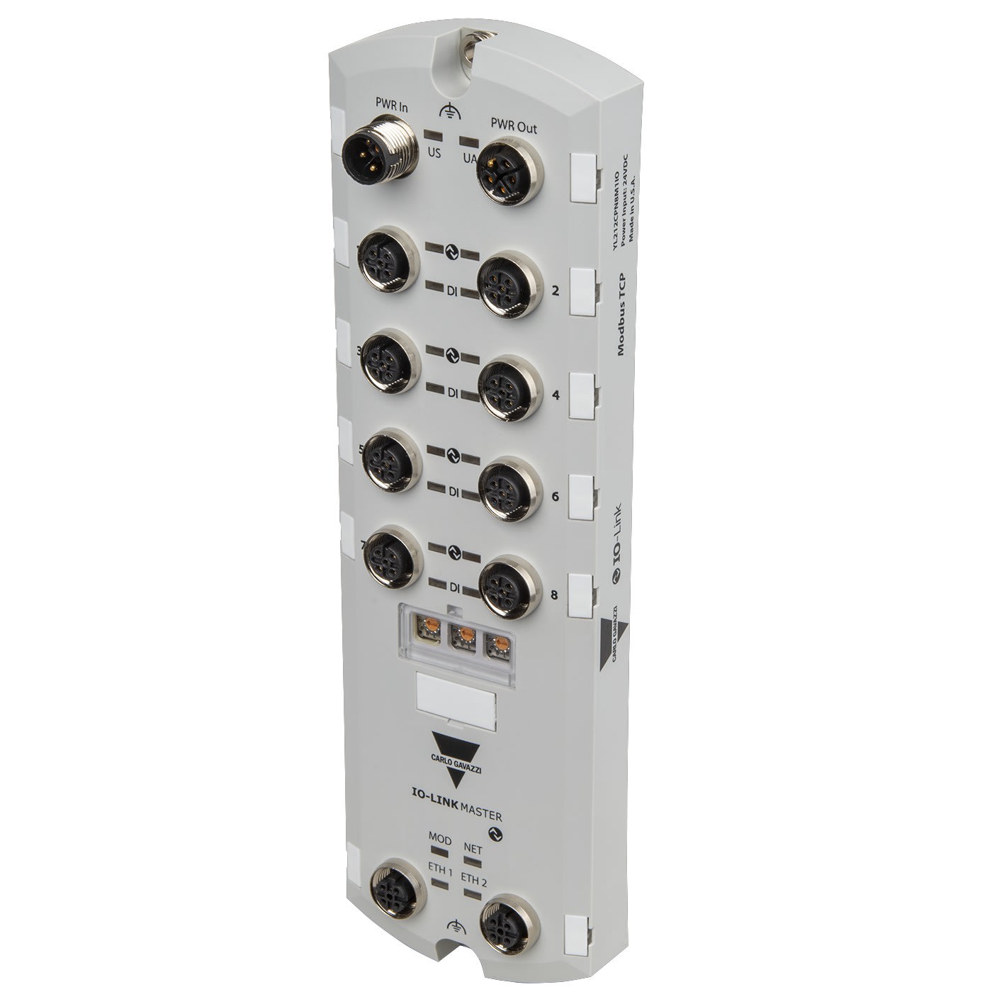 Carlo Gavazzi - IO-LINK Master Ethernet OPC UA 8 ports IP67