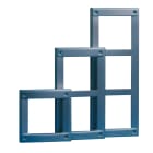 Comelit - CADRE ALUMINIUM GRIS FONCÉ VANDALCOM 3 MODULES