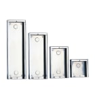 Comelit - Série Powercom - Boîtier mural acier inox 4 modules 249x213x32,5 mm