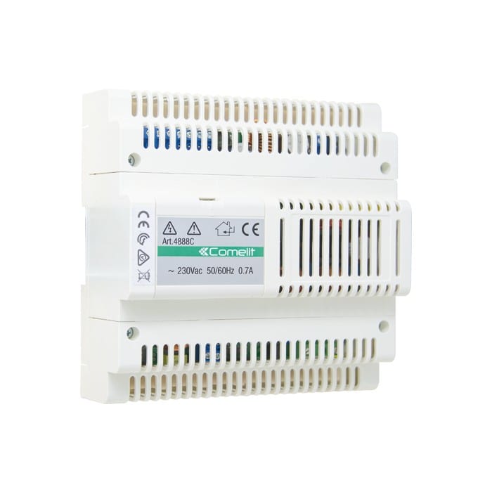 Comelit - Mélangeur/alimentation Simplebus 2, audio ou audio/vidéo, intercom. utilisateurs