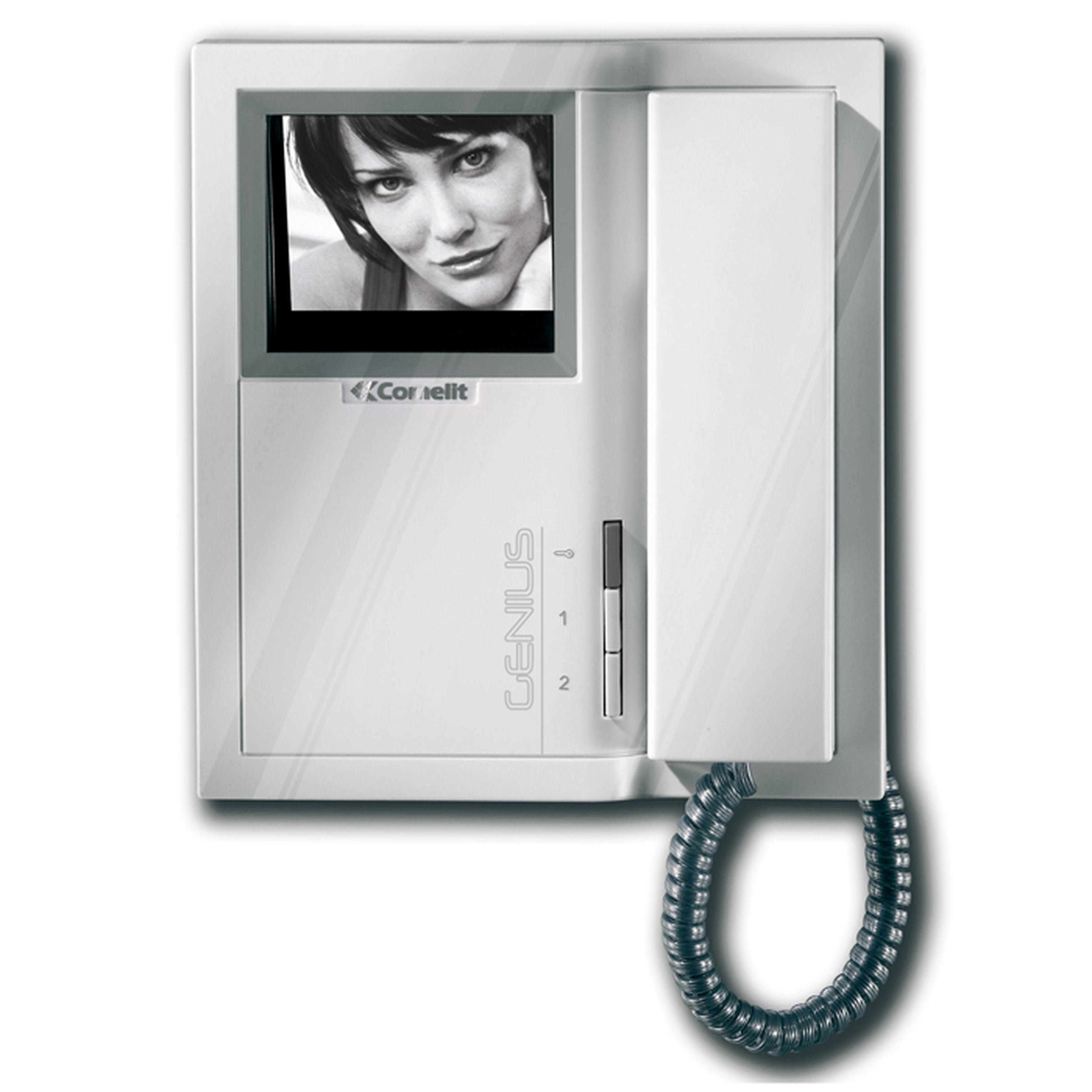 Comelit - MONITEUR GENIUS N & B AVEC COMBINE + BOUCLE MAGNETIQUE