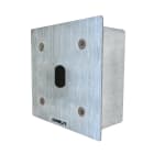 Comelit - Boîtier inox encastré T25 façade 115 x 115 mm