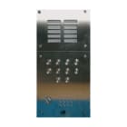 Comelit - Plaque de rue inox 20 appels gravés, usage collectif polyvalent.
