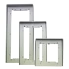 Comelit - Série Ikall - Visor anti-pluie 3 modules, aluminium anodisé naturel, 154x332x44