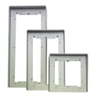 Comelit - Série Ikall - Visor pluie 4 modules verticaux, aluminium anodisé naturel