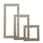 Comelit - CADRE DE FINITION EN ALUMINIUM NATUREL ANODISÉ 1 MODULE