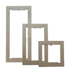Comelit - Série Ultra - Cadre mural aluminium anodisé 4 modules 149x419x3 mm