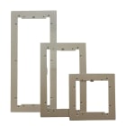 Comelit - Série Ultra - Cadre aluminium anodisé 3x3 modules, 403x329x3 mm