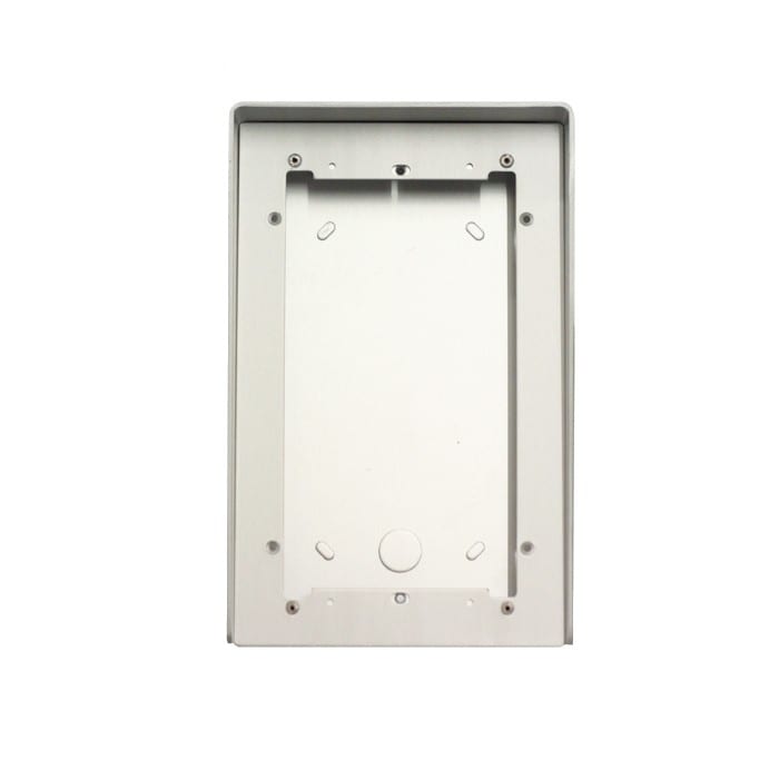 Comelit - Série Ikall - Boîtier pluie aluminium anodisé 2 modules 154x242x85 mm