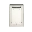 Comelit - Série Ikall - Boîtier pluie aluminium anodisé 2 modules 154x242x85 mm