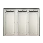 Comelit - Série Ikall - Boîtier pluie aluminium anodisé 9 modules 408x332x85 mm