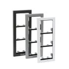 Comelit - CHASSIS 4 MODULES SERIE IKALL, CADRE SILVER