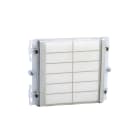 Comelit - Série Ikall - Module lumineux, système Simplebus, étiquette 12 noms, LED