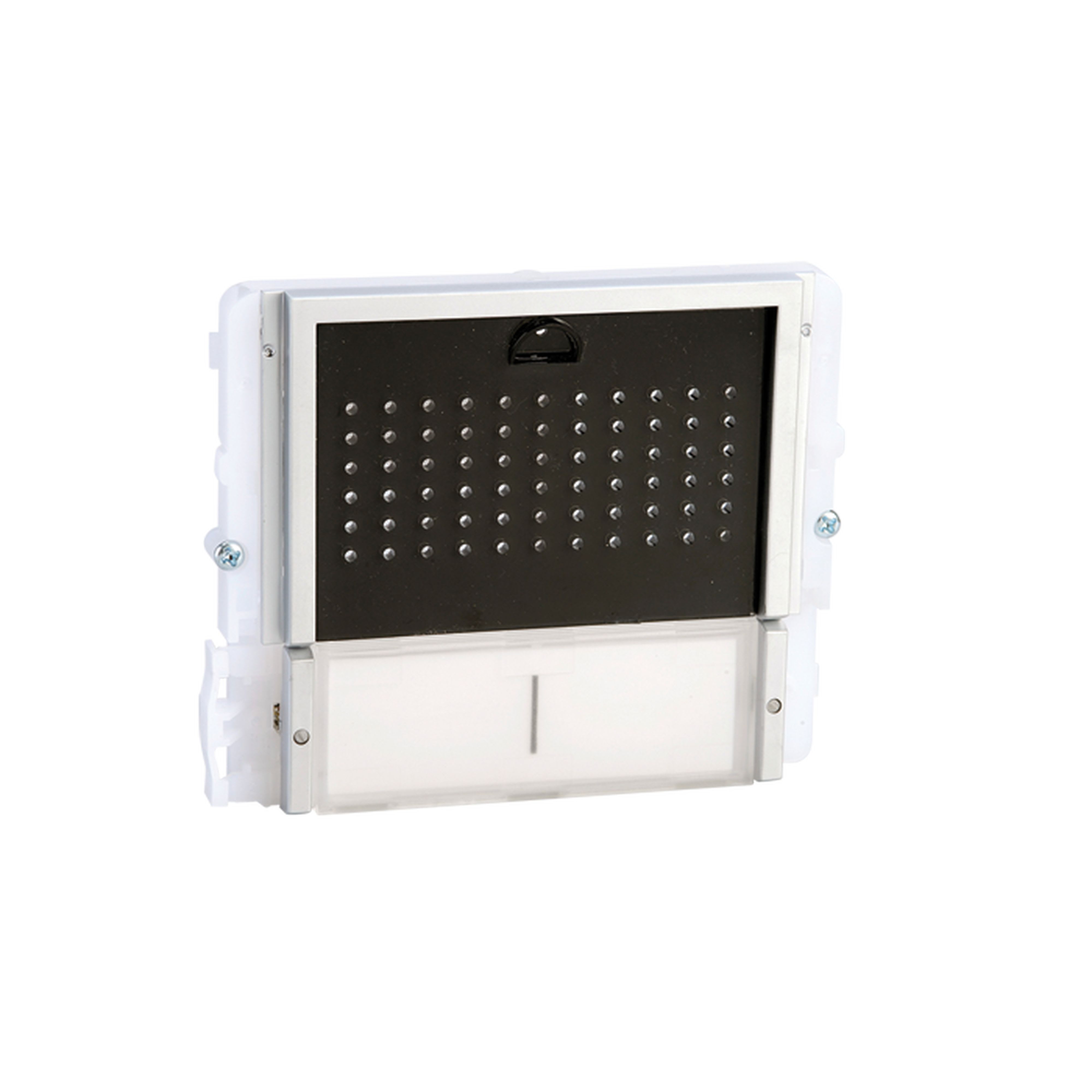 Comelit - MODULE AUDIO 2 BOUTONS D'APPEL IKALL AVEC FAÇADE NOIRE