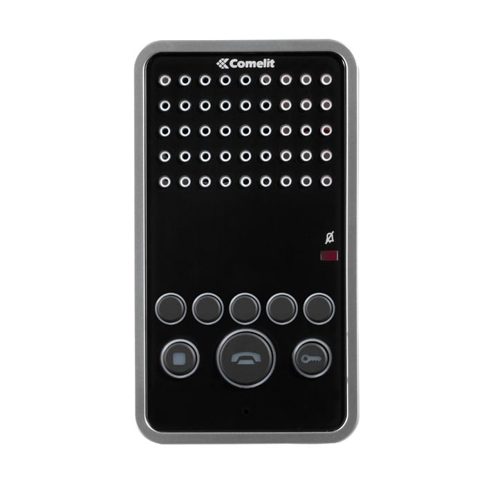 Comelit - Interphone mains libres full-duplex, système ViP, 7 boutons, LED active