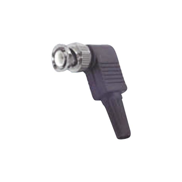 Comelit - Connecteur BNC coudé à visser laiton nickelé RG59/U