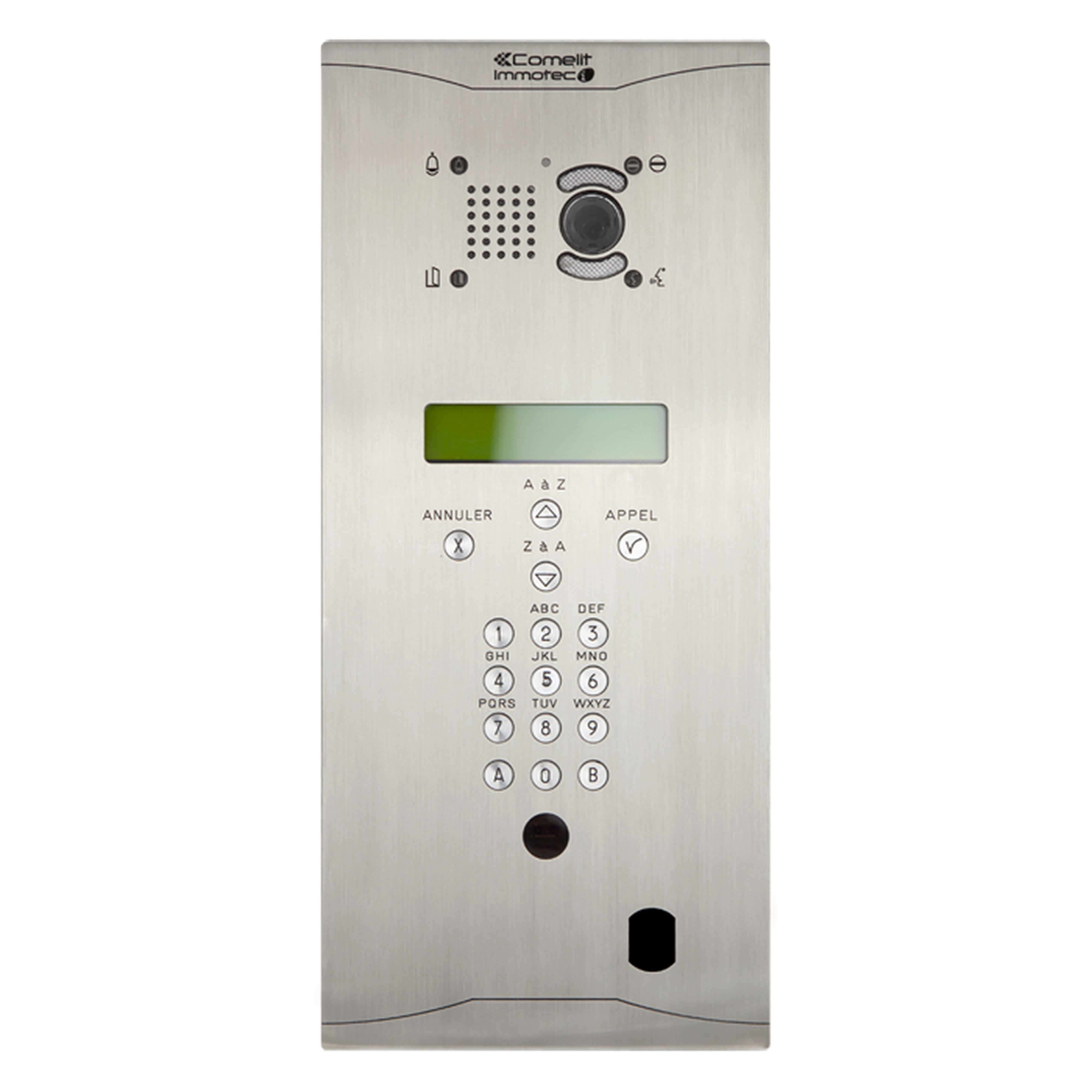 Comelit - Platine inox MH sur goujons + 1250IV inclus