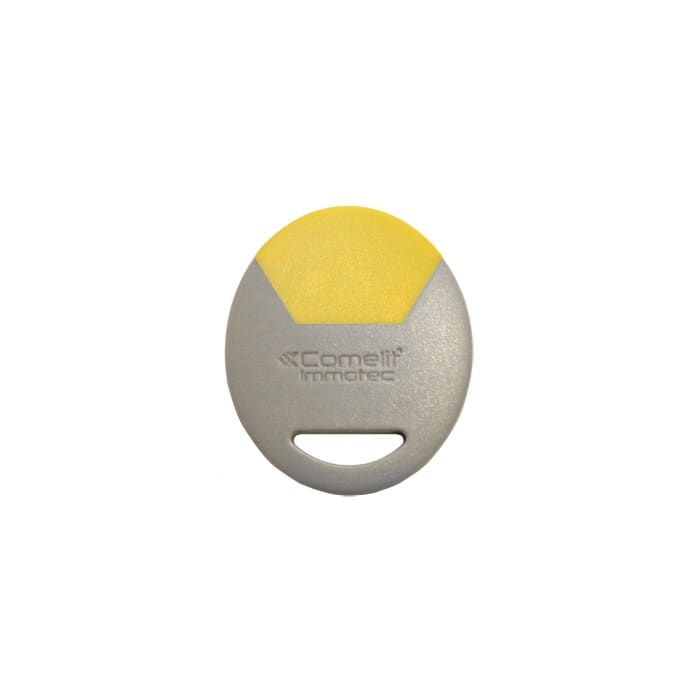 Comelit - Badge électronique de proximité de couleur jaune, destiné aux utilisateurs ou