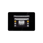 Comelit - Série Minitouch - Thermostat tactile 3,5" noir, SimpleHome, sonde intégrée, 1