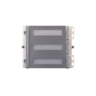 Comelit - Série Ikall Metal - Module 3 boutons, Simplebus/ViP, acier inox, LED