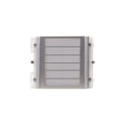 Comelit - Série Ikall Metal - Module rétroéclairé inox, 12 noms max, LED bleu/blanc/éteint