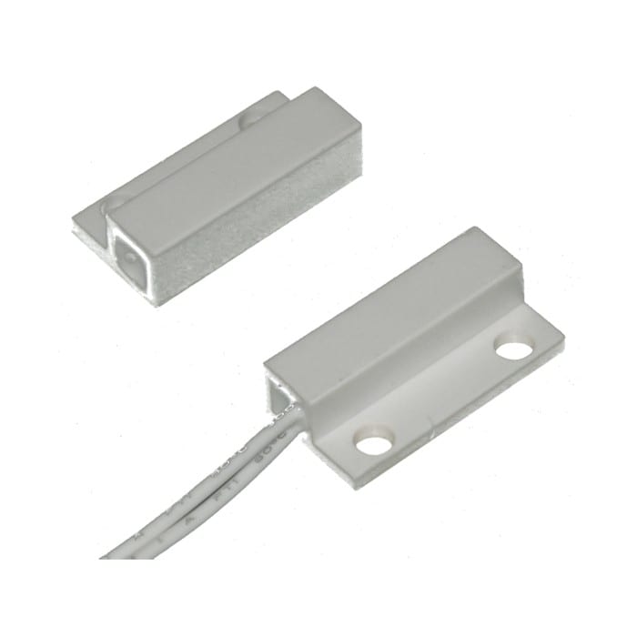Comelit - Contact magnétique blanc surface petit, bornes à fil, 26x27x9 mm