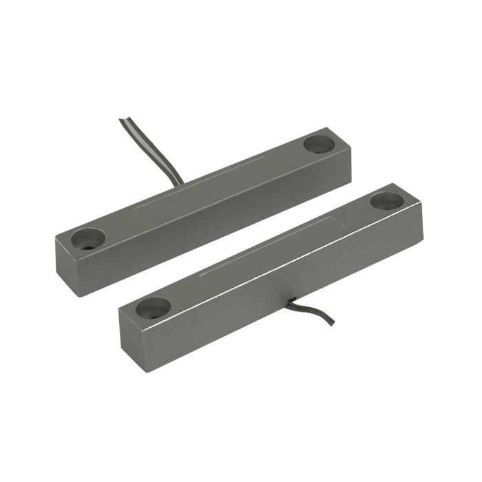 Comelit - Contact magnétique puissant en aluminium, surface, 104x30x16 mm, avec câble