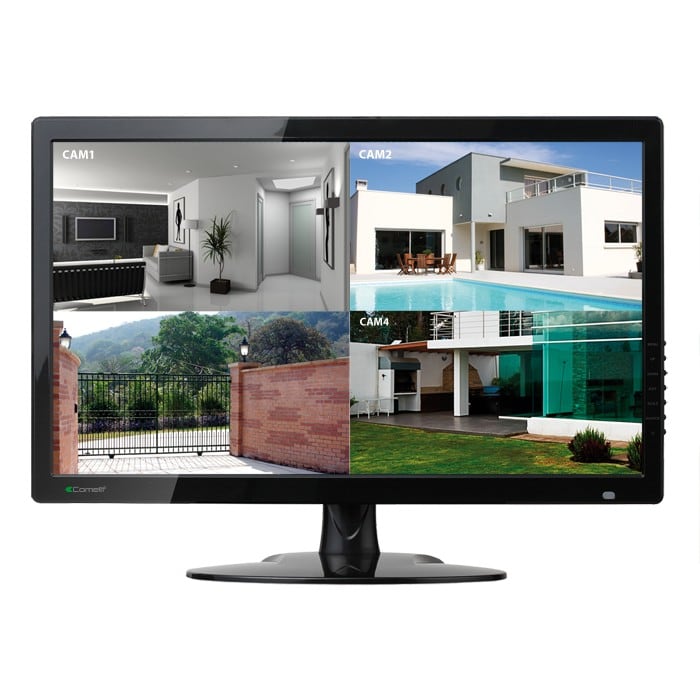 Comelit - Moniteur LED couleur 18,5 pouces HD VGA BNC HDMI